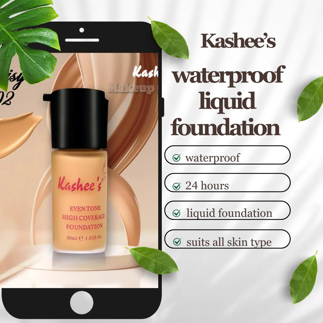Kashee Liquid Foundation Even tone High Coverage (Limited Time Offers)